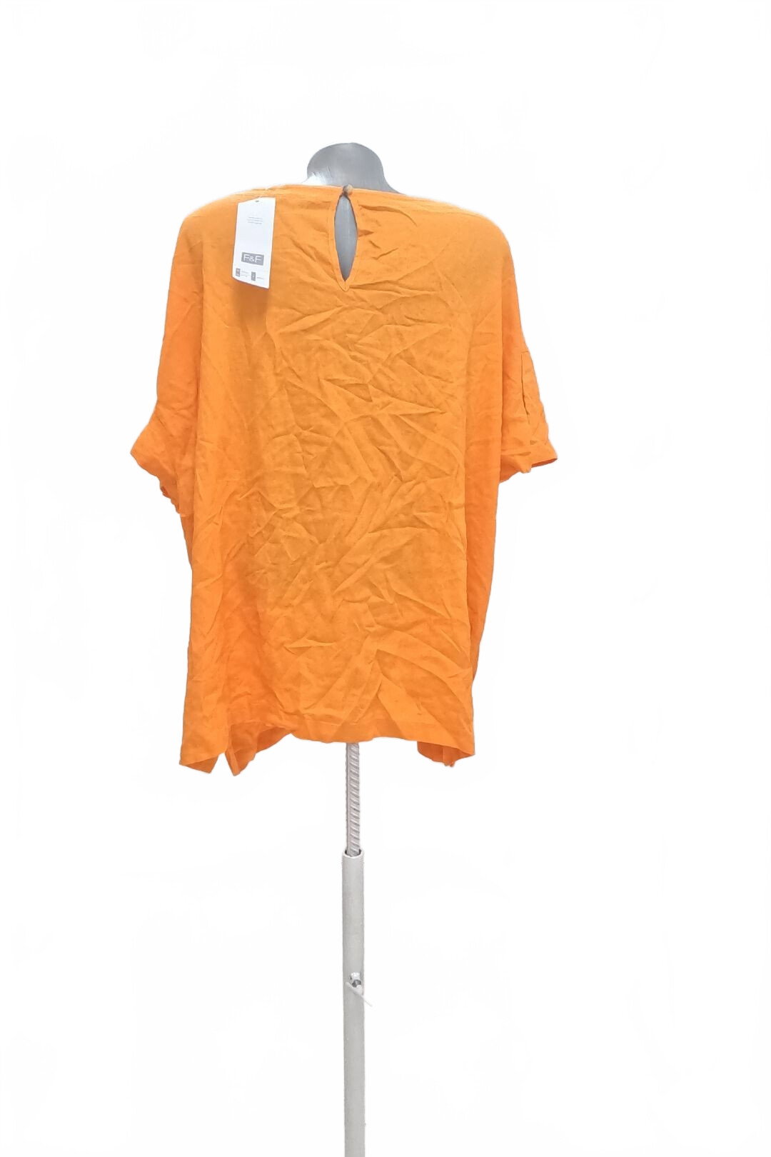 Damen -T-ShirtF&Fohne Aufdruck,farbeorange,größe50