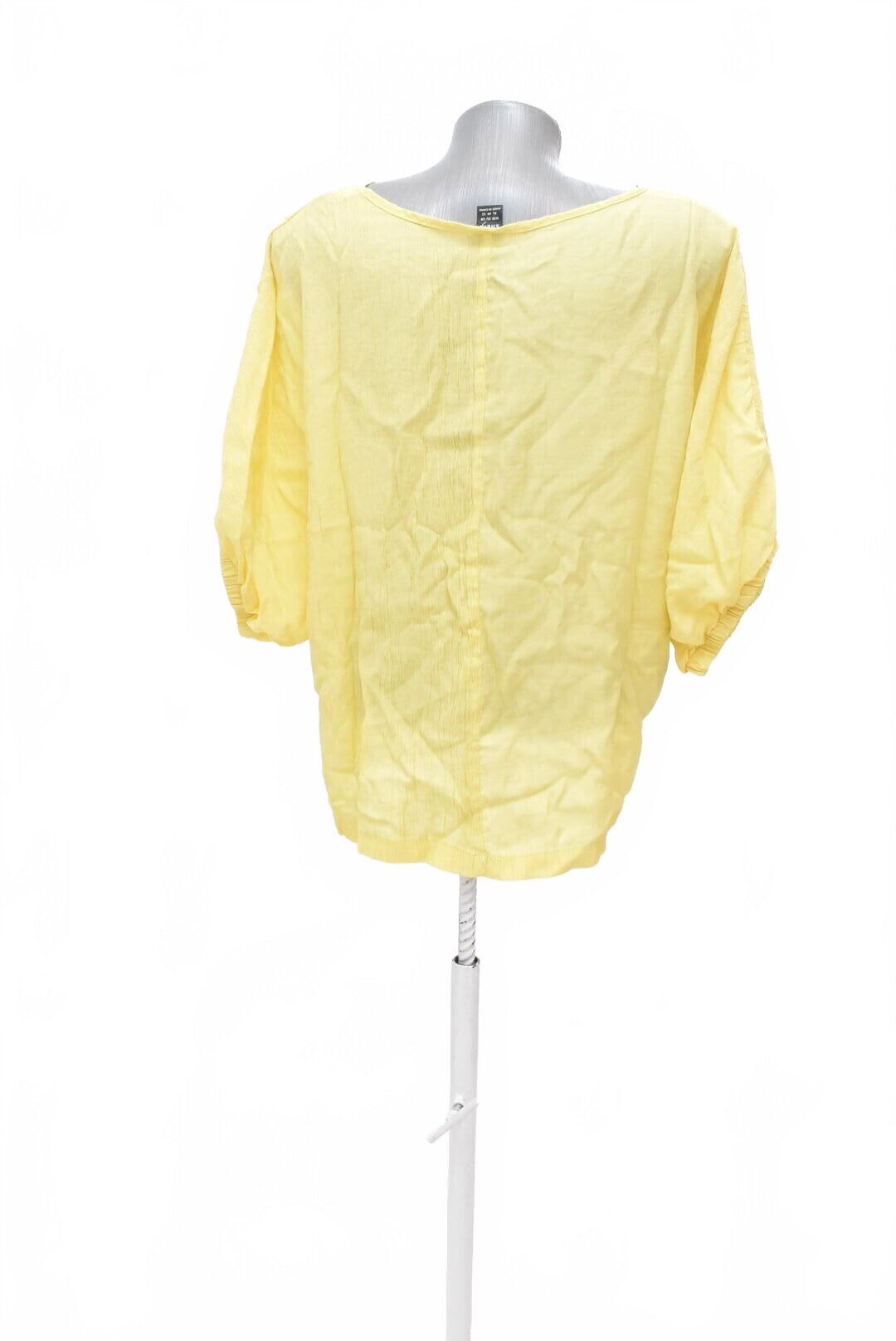 Damen -T-ShirtSheinohne Aufdruck,farbegelb,größe44
