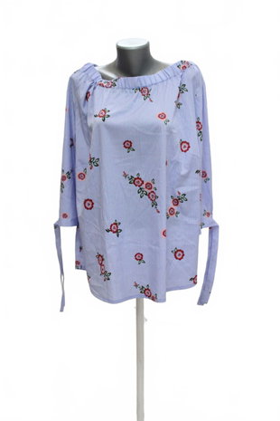 Damen -T-ShirtGenesisohne Aufdruck,farbegestreift,größeXL