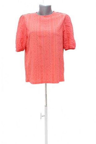 Damen -T-ShirtEver.meohne Aufdruck,farberot,größeS