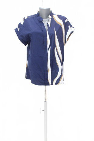 Damen -T-ShirtSheinohne Aufdruck,farbegemustert,größeM