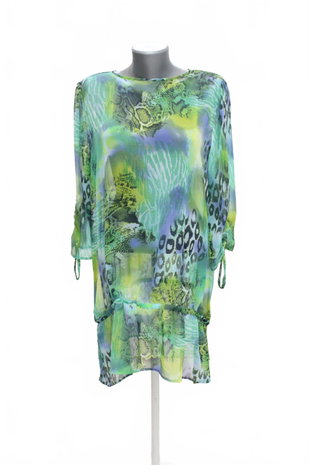 Damen bluse : Brand,Farbeanimal-print,größe: size