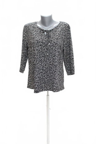 Damen -T-ShirtEsmaraohne Aufdruck,farbegemustert,größe44