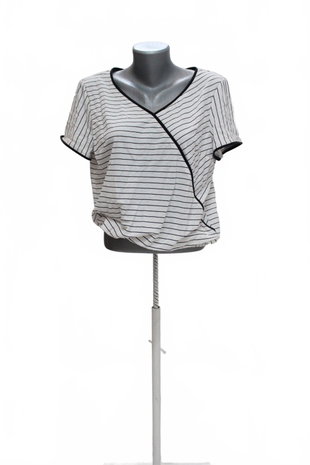 Damen -T-ShirtGenesisohne Aufdruck,farbegestreift,größe40