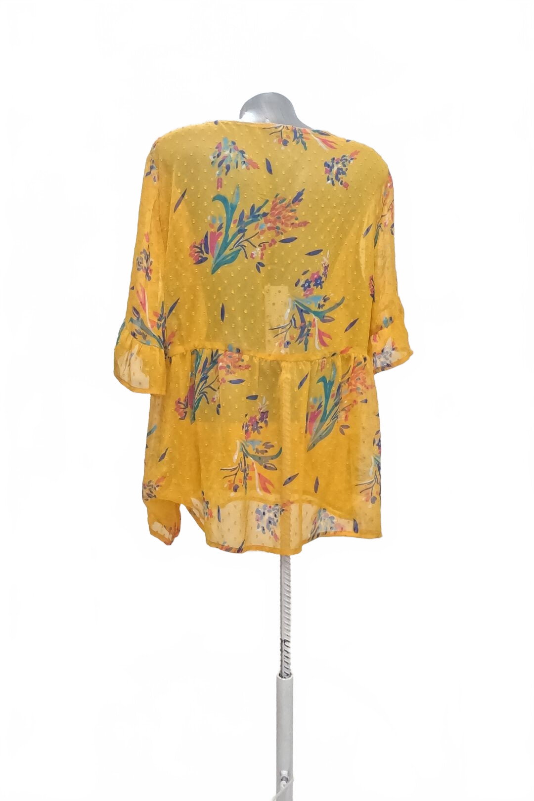 Damen -T-ShirtBlancheporteohne Aufdruck,farbegemustert,größe46