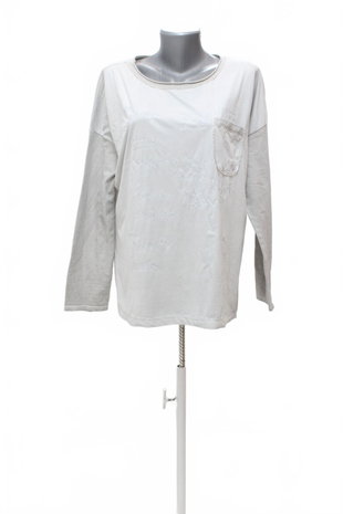 Damen -T-ShirtNew Collectionohne Aufdruck,farbegrau,größeL
