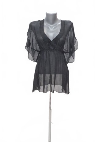 Damen -T-ShirtKiabiohne Aufdruck,farbeschwarz,größe40