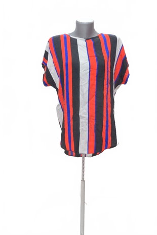 Damen -T-ShirtF&Fohne Aufdruck,farbegestreift,größe38