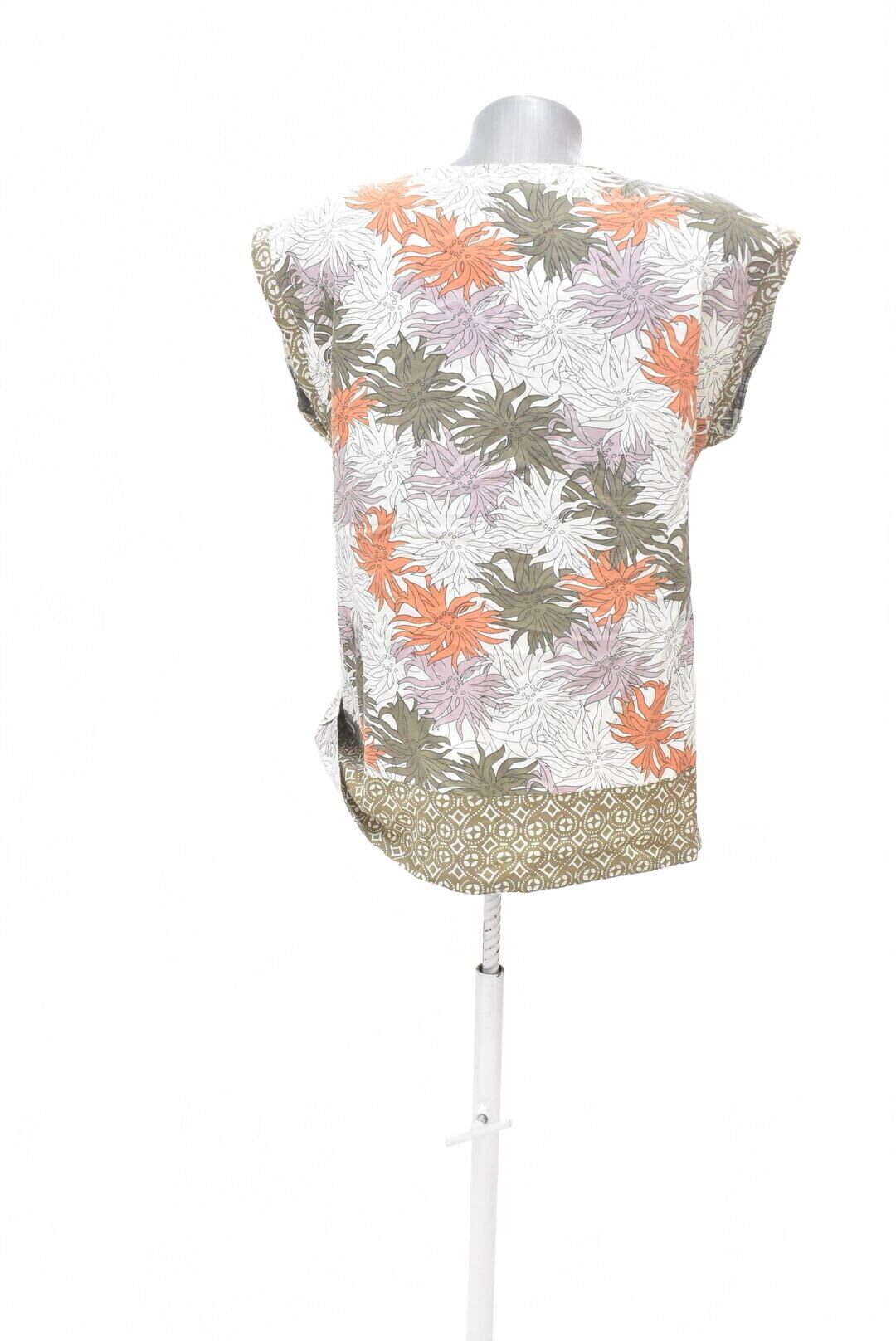 Damen -T-ShirtBlancheporteohne Aufdruck,farbegemustert,größe42