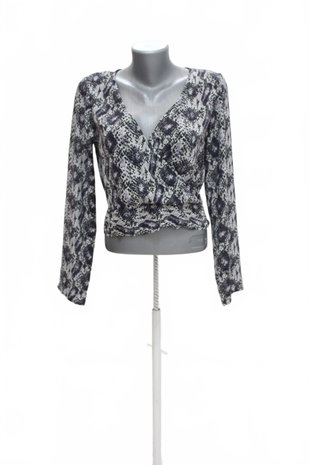 Damen bluse : Brand,Farbeanimal-print,größe: size