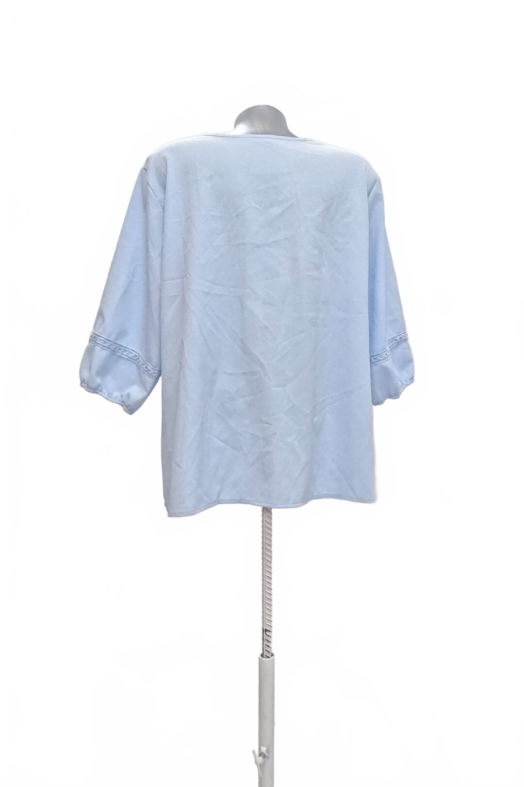 Damen -T-ShirtSheinohne Aufdruck,farbeblau,größeXL