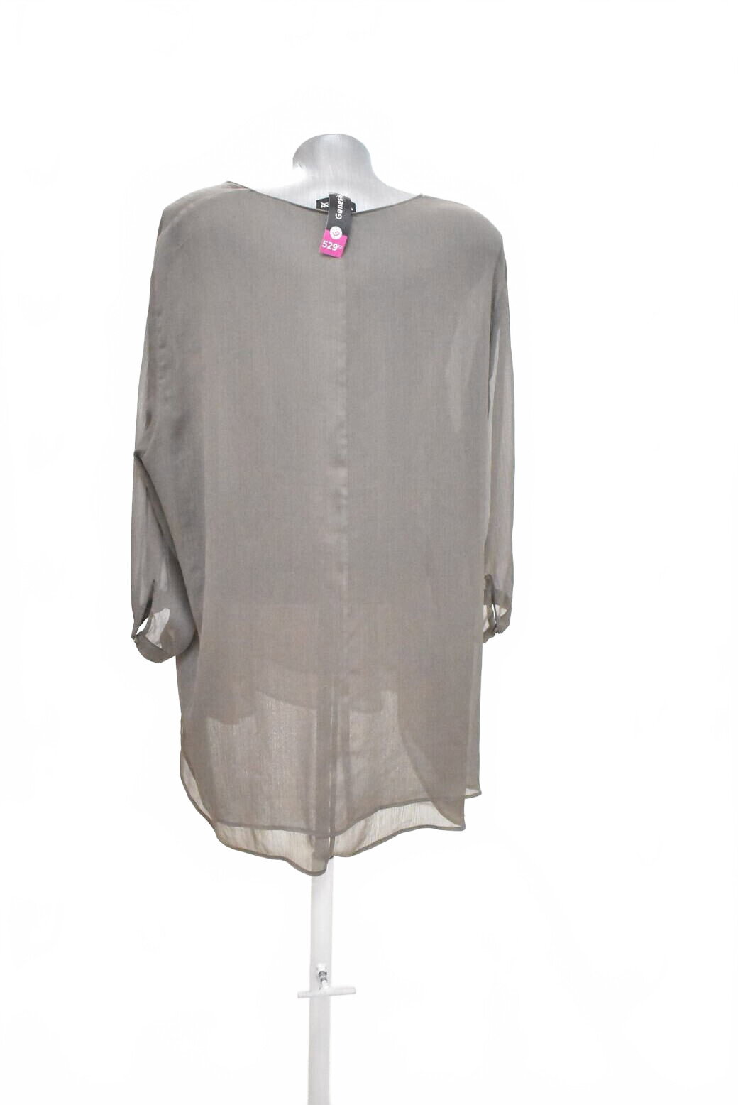 Damen -T-ShirtSamoonohne Aufdruck,farbebraun,größe2XL