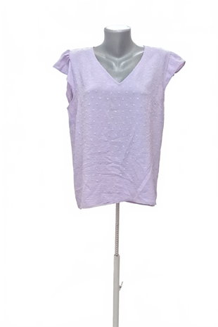 Damen -T-ShirtVilaohne Aufdruck,farbeviolett,größe42