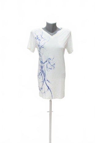 Damen -T-ShirtSisleymit Aufdruck,farbeweiss,größe36