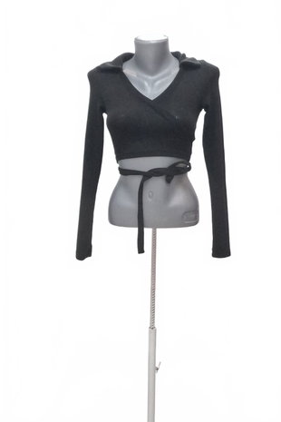 Damen -T-ShirtDividedohne Aufdruck,farbeschwarz,größe2XS