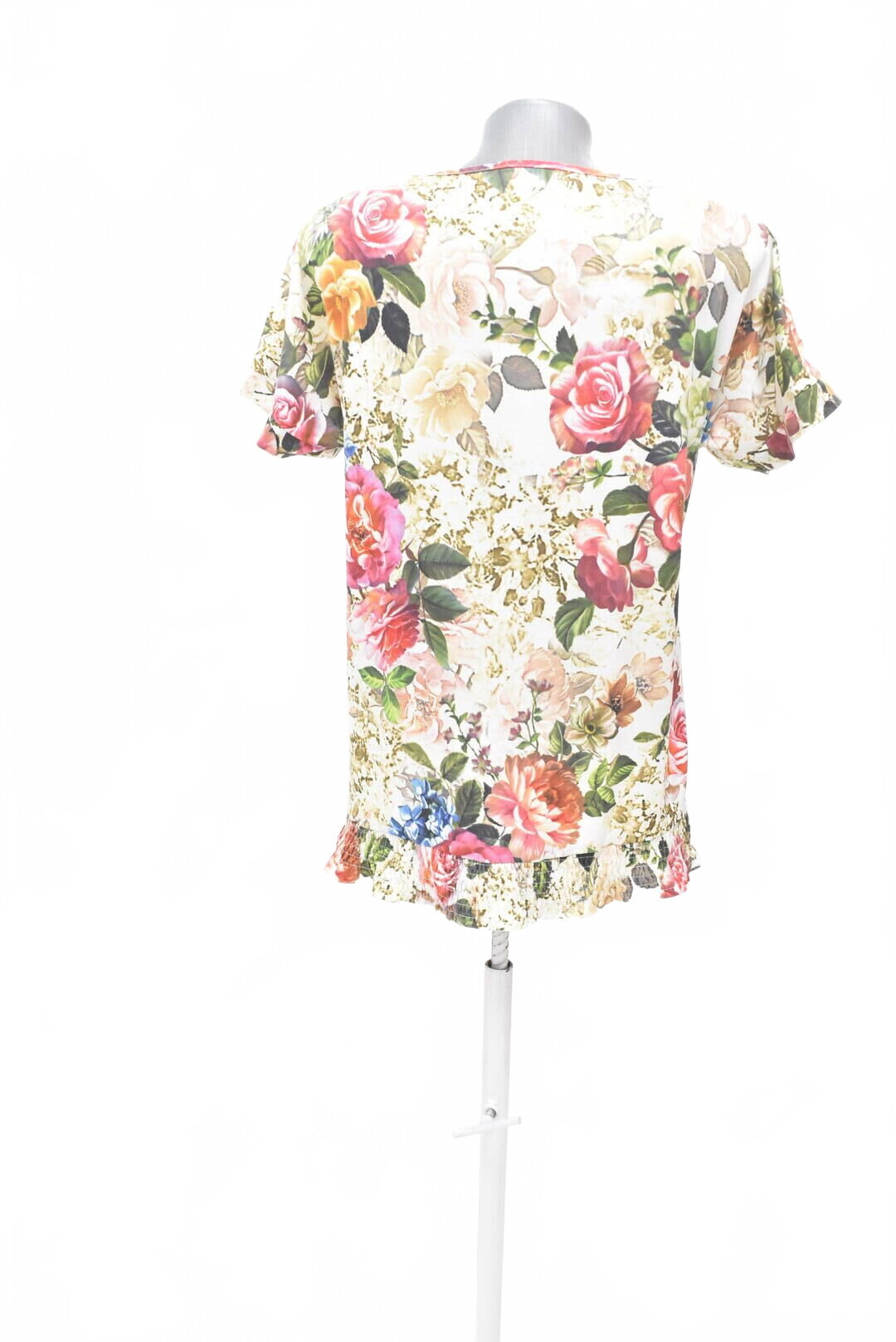 Damen -T-ShirtGenesisohne Aufdruck,farbegeblümt,größeL
