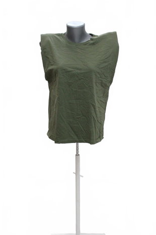 Damen -T-ShirtZaraohne Aufdruck,farbekhaki,größeM