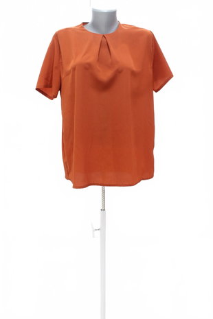Damen -T-ShirtTerranovaohne Aufdruck,farbebraun,größeM