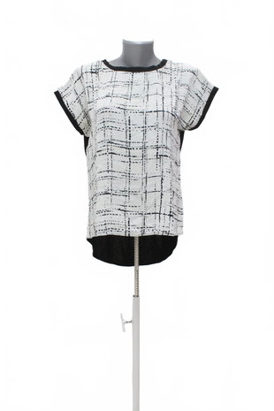 Damen -T-ShirtF&Fohne Aufdruck,farbegemustert,größeM