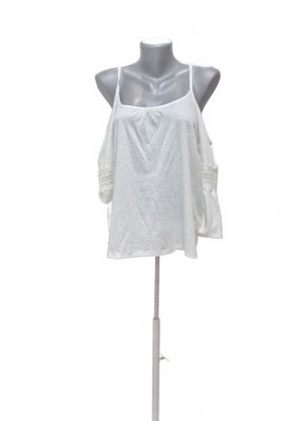 Damen -T-ShirtHouseohne Aufdruck,farbeweiss,größeL