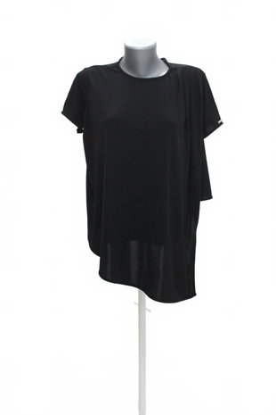 Damen -T-ShirtGenesisohne Aufdruck,farbeschwarz,größeXL