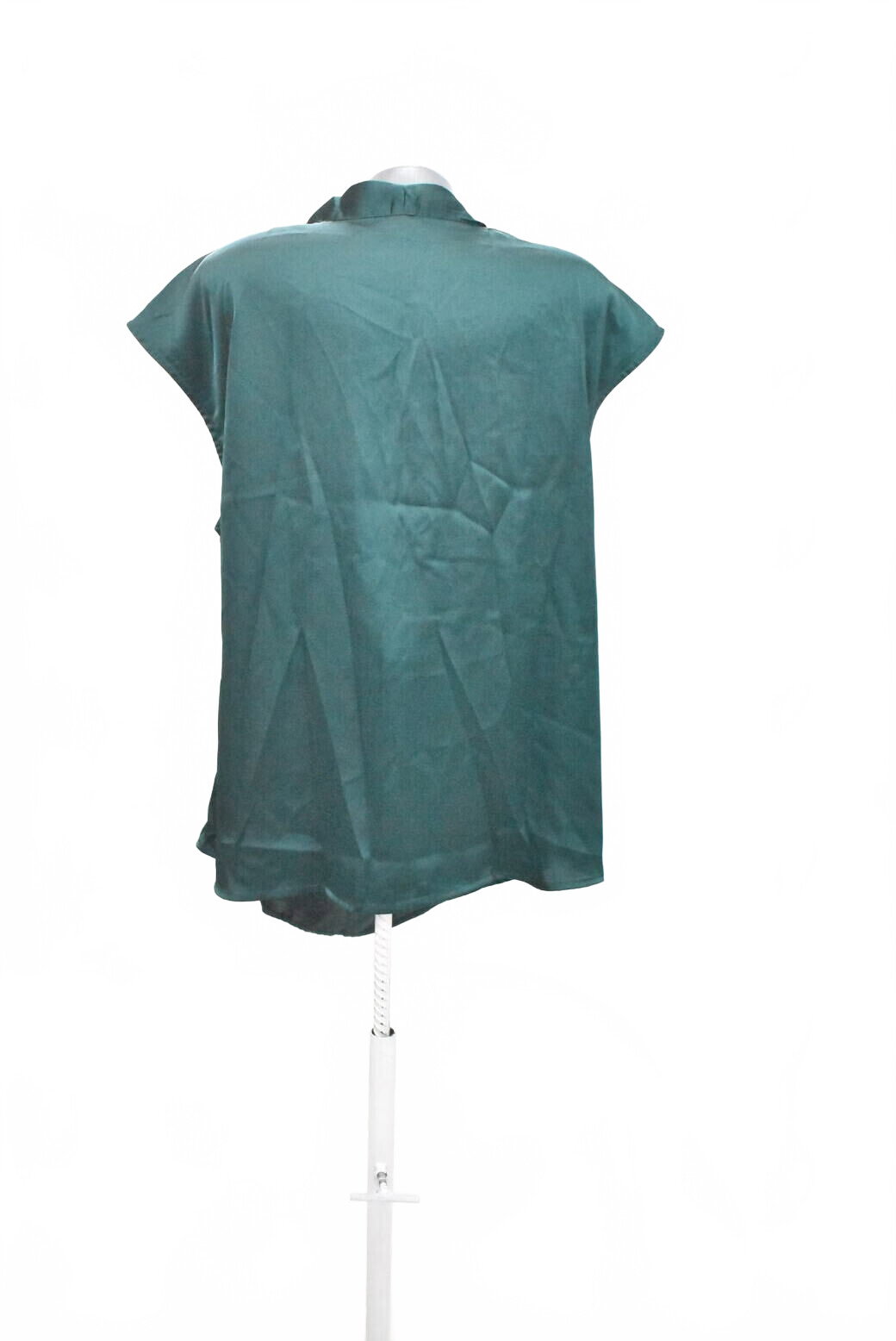 Damen -T-ShirtSheinohne Aufdruck,farbegrün,größe2XL
