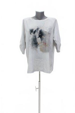 Damen -T-ShirtGenesisohne Aufdruck,farbegemustert,größeXL