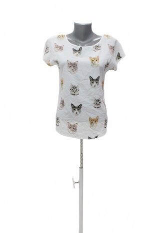 Damen -T-ShirtGenesisohne Aufdruck,farbegemustert,größeS