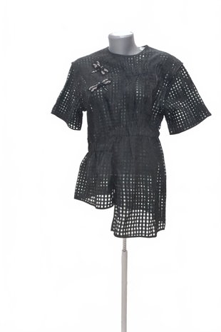 Damen -T-ShirtH&Mohne Aufdruck,farbeschwarz,größe44