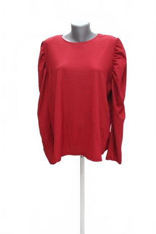 Damen -T-ShirtF&Fohne Aufdruck,farberot,größe50