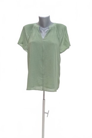 Damen -T-ShirtH&Mohne Aufdruck,farbekhaki,größeS