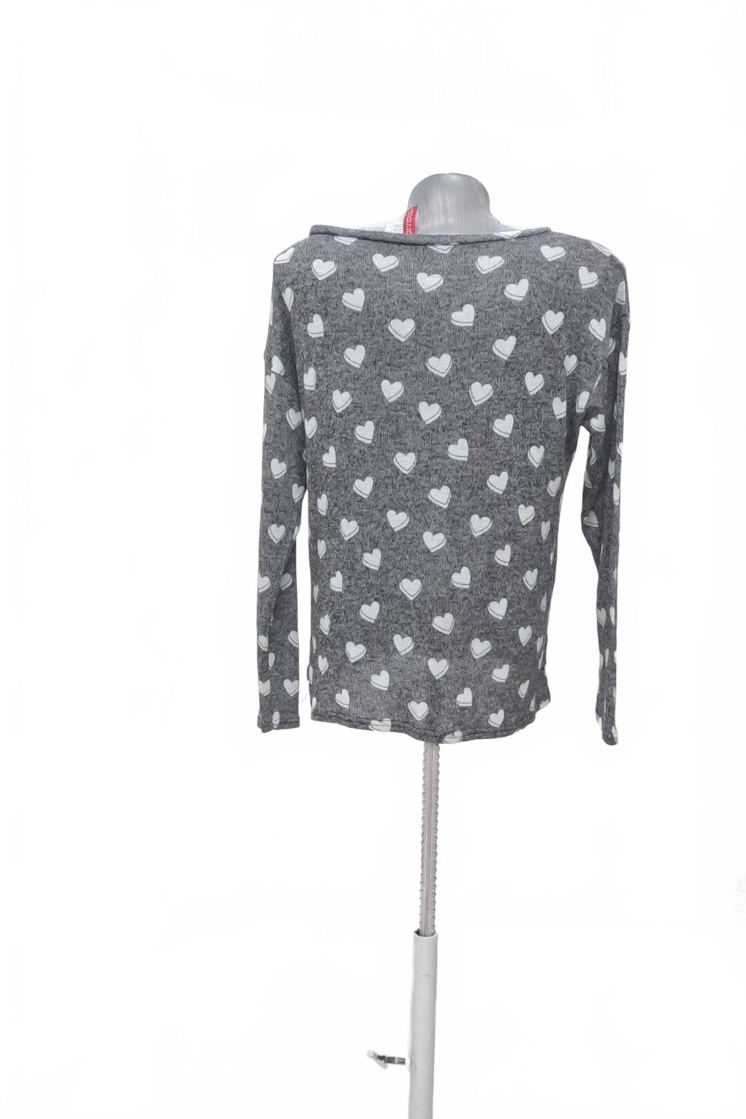 Damen -T-ShirtDividedohne Aufdruck,farbegemustert,größeXS