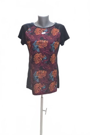 Damen -T-ShirtLottoohne Aufdruck,farbemehrfarbig,größeM