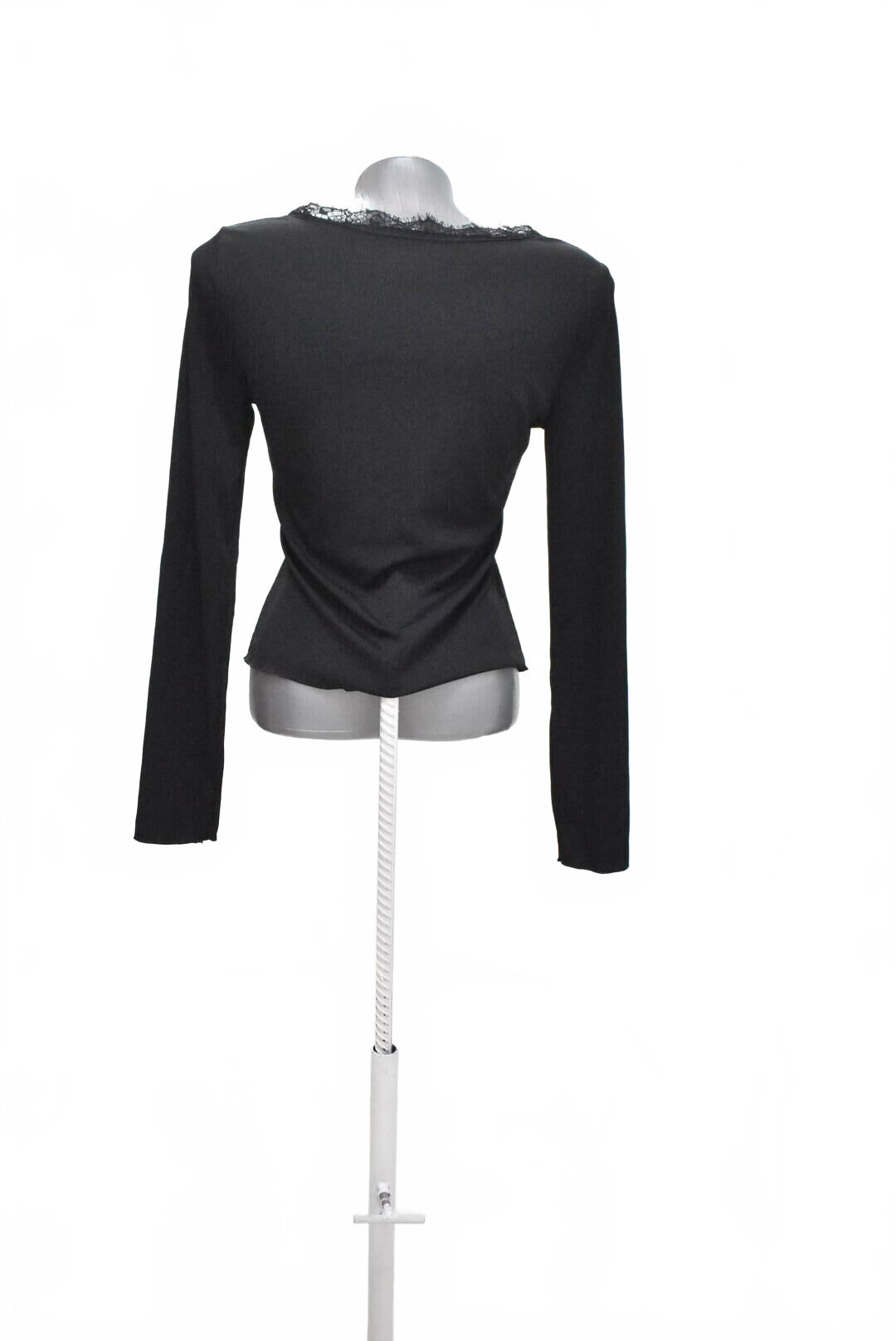 Damen -T-ShirtSheinohne Aufdruck,farbeschwarz,größe38