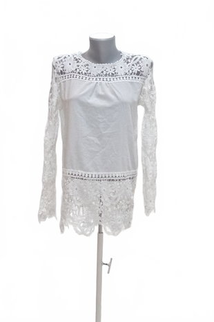 Damen -T-ShirtGenesisohne Aufdruck,farbeweiss,größeM