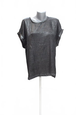 Damen -T-ShirtBelovedohne Aufdruck,farbeschwarz,größe2XL