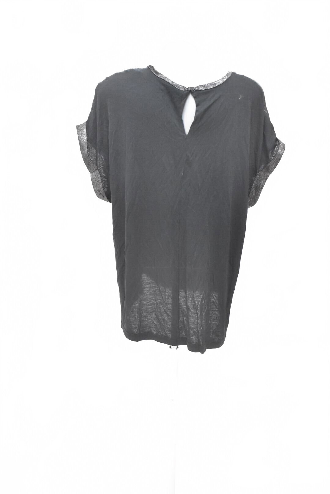 Damen -T-ShirtBelovedohne Aufdruck,farbeschwarz,größe2XL