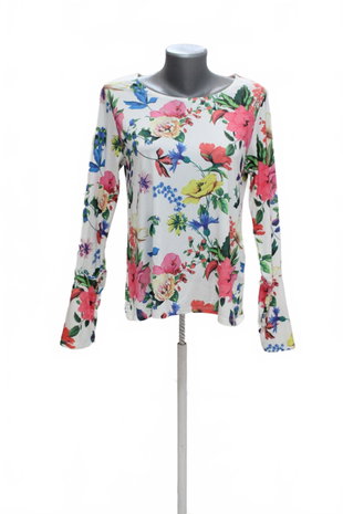 Damen -T-ShirtGenesisohne Aufdruck,farbegeblümt,größeS