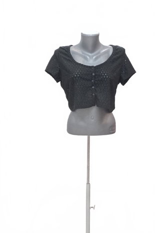 Damen -T-ShirtH&Mohne Aufdruck,farbeschwarz,größeXL