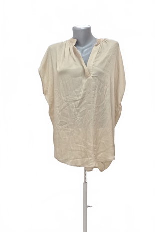 Damen -T-ShirtH&Mohne Aufdruck,farbebeige,größe44