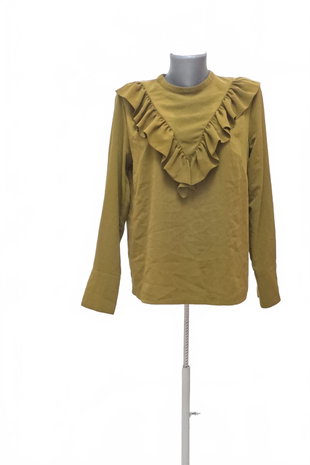 Damen -T-ShirtH&Mohne Aufdruck,farbekhaki,größe40