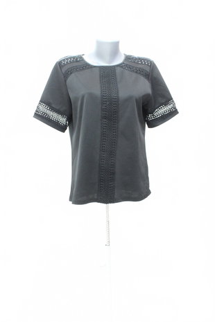 Damen -T-ShirtFisherfieldohne Aufdruck,farbeschwarz,größe40