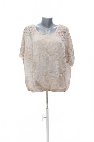 Damen -T-ShirtGenesisohne Aufdruck,farbebeige,größe40