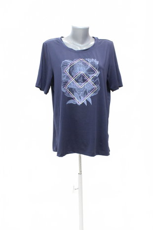 Damen -T-ShirtCrivitmit Aufdruck,farbegemustert,größeL