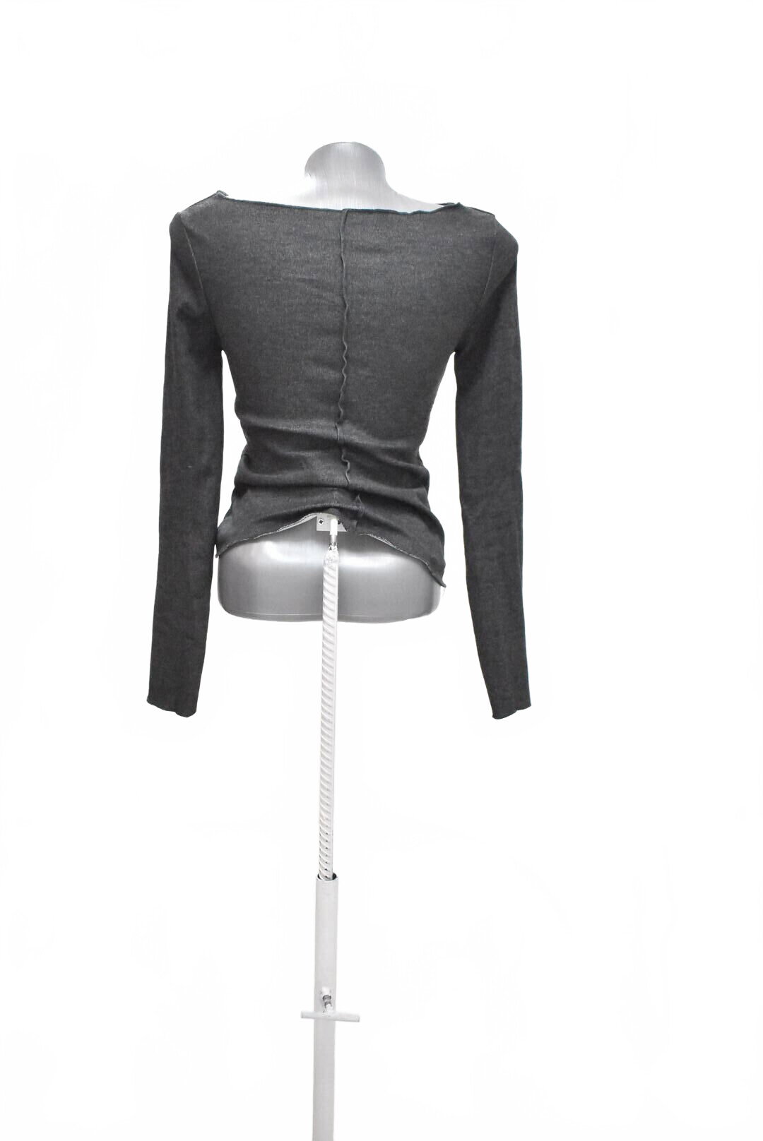 Damen -T-ShirtSheinohne Aufdruck,farbegrau,größeM