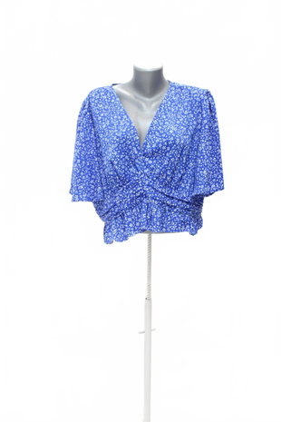 Damen -T-ShirtSheinohne Aufdruck,farbegeblümt,größe3XL
