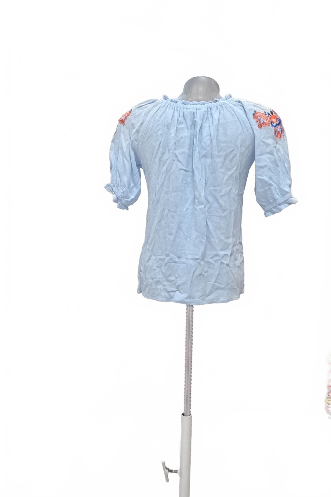 Damen -T-ShirtGatemit Aufdruck,farbeblau,größeXS