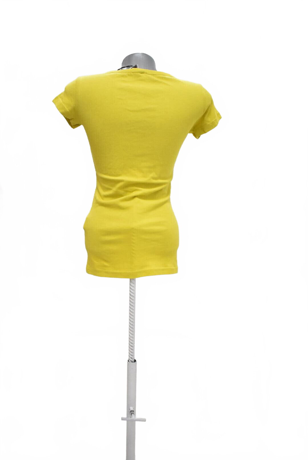 Damen -T-ShirtTatuumohne Aufdruck,farbegelb,größe34