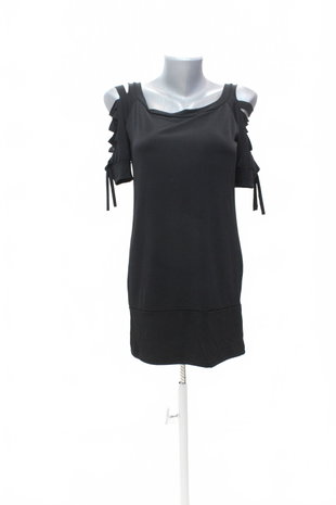 Damen -T-ShirtGenesisohne Aufdruck,farbeschwarz,größeM