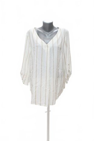 Damen -T-ShirtF&Fohne Aufdruck,farbegestreift,größe46